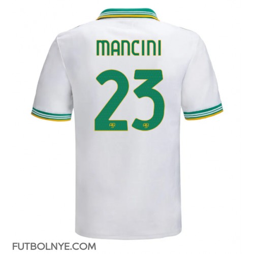 Camiseta AS Roma Gianluca Mancini #23 Tercera Equipación 2025-26 manga corta